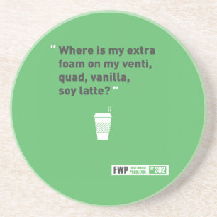 Dessous De Verre En Grès Soja Latté