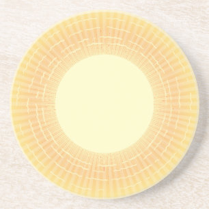 Dessous De Verre En Grès Soleil