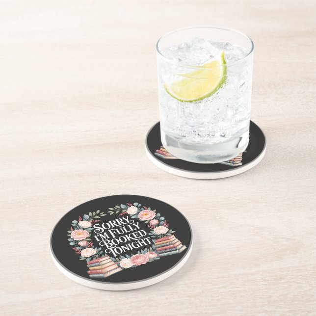 Dessous De Verre En Grès Sorry I'M Fully Booked Tonight (Côté)