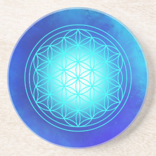 Dessous De Verre En Grès Source – Fleur de Vie