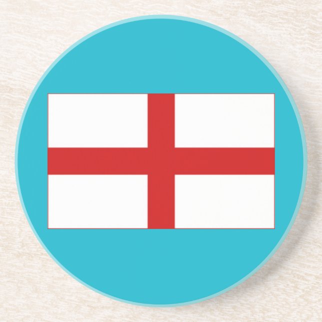 Dessous De Verre En Grès Sous-verre de boisson Drapeau Anglais (Devant)