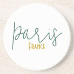 Dessous De Verre En Grès Sous-verre en grès commémoratif de Paris, France<br><div class="desc">Célébrez votre visite à Paris, France avec ce design minimaliste de souvenir de voyage. Caractérisé par une typographie claire et un style intemporel, ce design fait un parfait souvenir de vos voyages ou un cadeau attentionné pour les aventuriers et les voyageurs qui aiment cette destination. Idéal pour les voyageurs, les...</div>