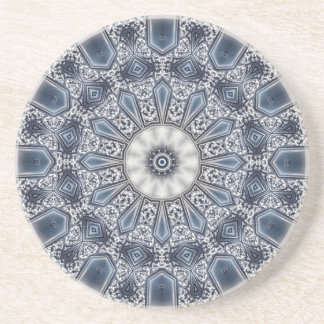 Dessous De Verre En Grès Sous-verre en grès décoratif bleu