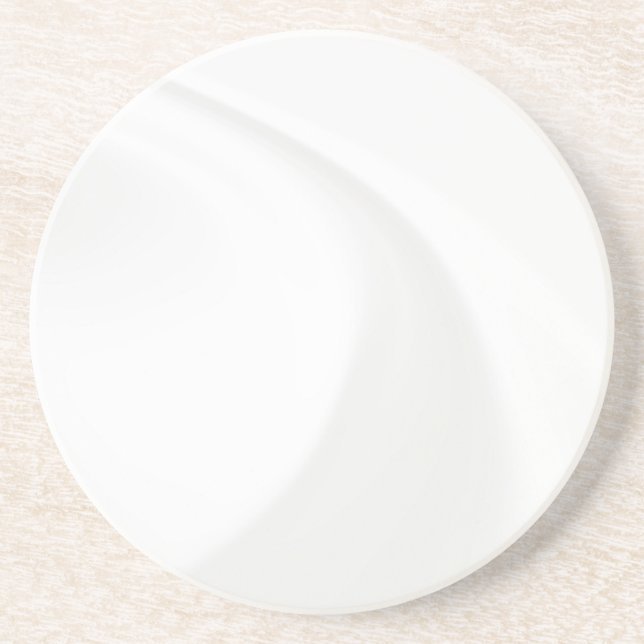 Dessous De Verre En Grès Sous-verre en papier rustique en marbre blanc simp (Devant)