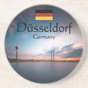 Dessous De Verre En Grès Souvenir de Dusseldorf