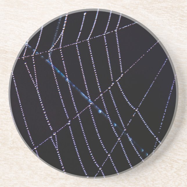 Dessous De Verre En Grès Spider Web (Devant)