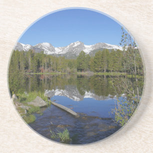 Dessous De Verre En Grès Sprague Lake II au Parc national de Rocky Mountain