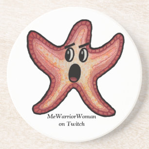 Dessous De Verre En Grès Starfish choqué, MeWarriorWoman sur Twitch