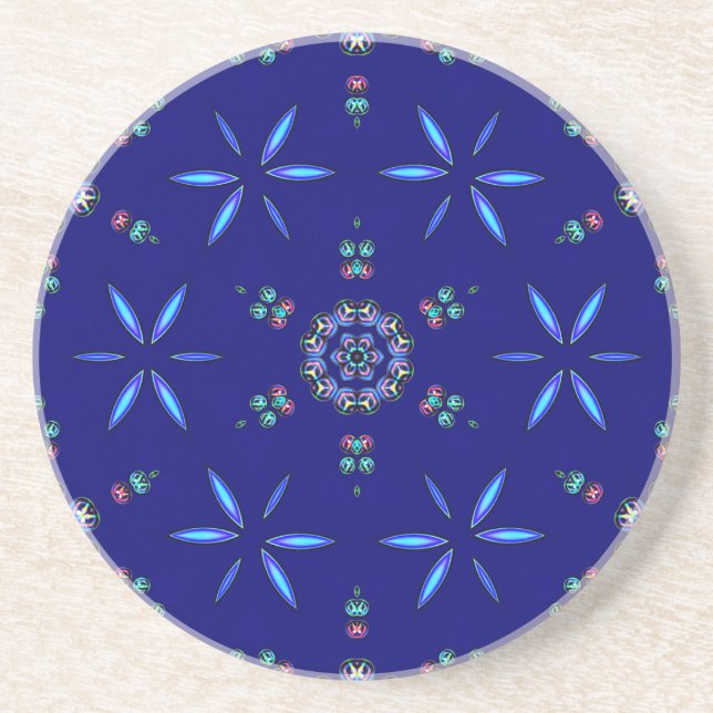 Dessous De Verre En Grès Starlit Kaleidoscope (Devant)
