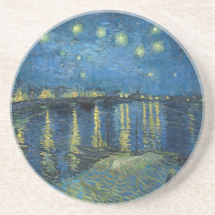 Dessous De Verre En Grès Starry Night Over the Rhone (1888) Vincent van Gog