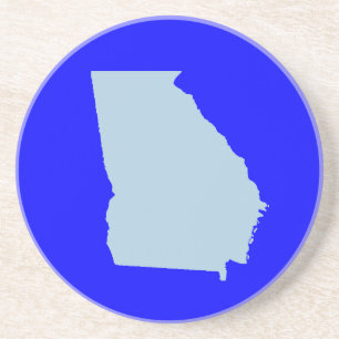 Dessous De Verre En Grès State of Georga Sandstone Coaster
