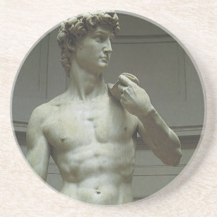 Dessous De Verre En Grès Statue de David de Michel-Ange