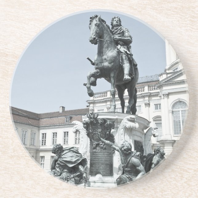 Dessous De Verre En Grès Statue de Friedrich Wilhelm I à Berlin (Devant)