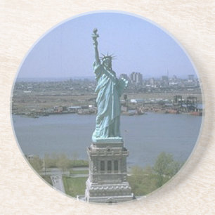 Dessous De Verre En Grès Statue de la liberté