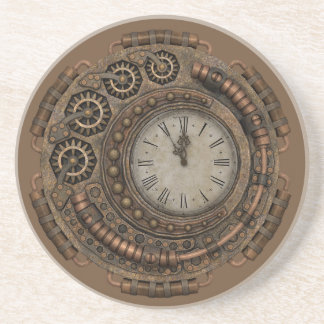 Dessous De Verre En Grès Style de Steampunk de temps de partie