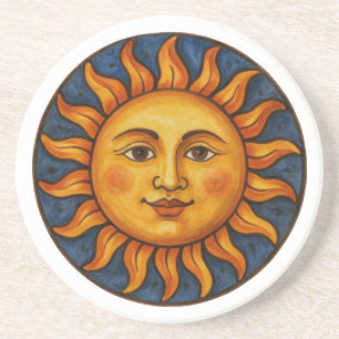 Dessous De Verre En Grès Sunface