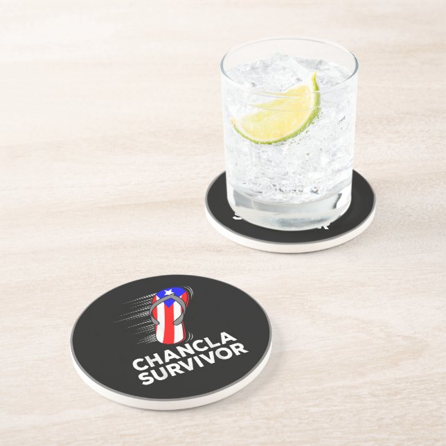 Dessous De Verre En Grès Survivant de la chancla (Côté)