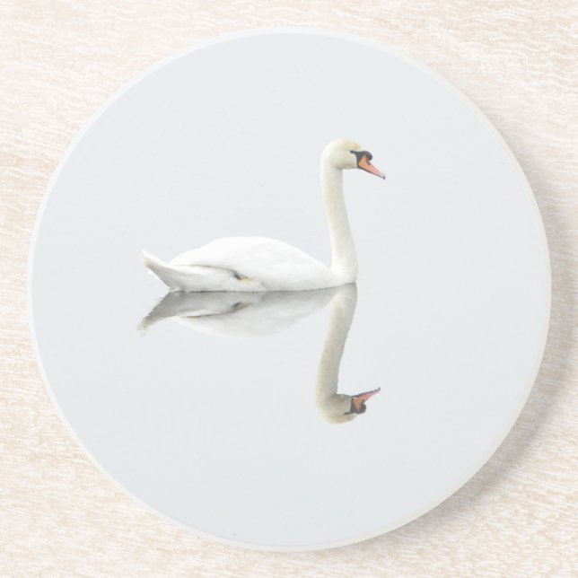 Dessous De Verre En Grès Swan (Devant)