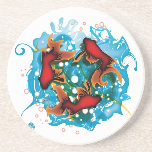 DESSOUS DE VERRE EN GRÈS SWIMMY (Devant)