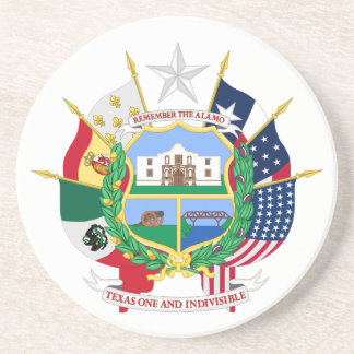 Dessous De Verre En Grès Symbole Texas