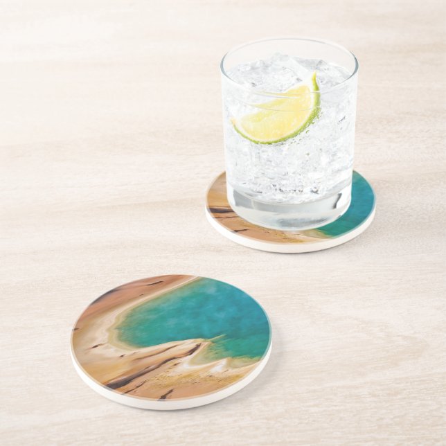 Dessous De Verre En Grès Symphonie prismatique grand (Côté)