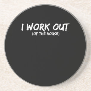 Dessous De Verre En Grès T-shirt Funny I Workout For Gym Rat - Quarantine