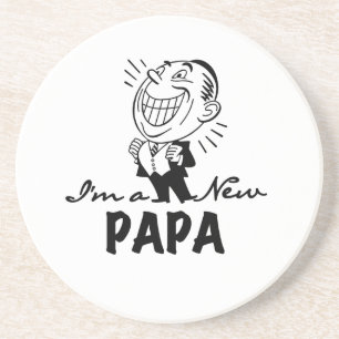 Dessous De Verre En Grès T-shirts et cadeaux pour papa nouveau souriant