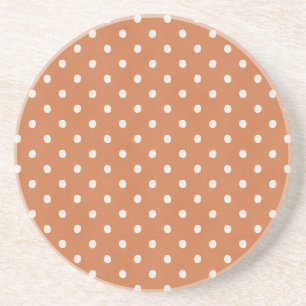 Dessous De Verre En Grès Taches de crème orange