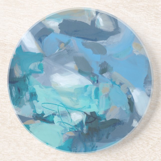 Dessous De Verre En Grès Tangé (Devant)