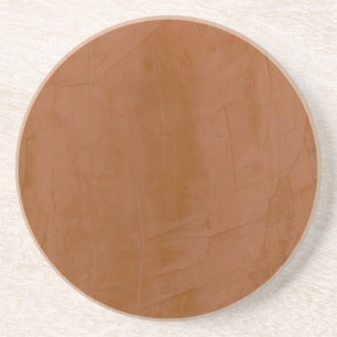 Dessous De Verre En Grès Tangerine Uni