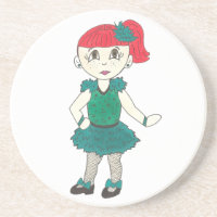 Tap Dancing Girl Redhead Freckles Enseignant de da