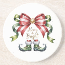 Tapisserie de Noël Merry & Bright et chaussures de