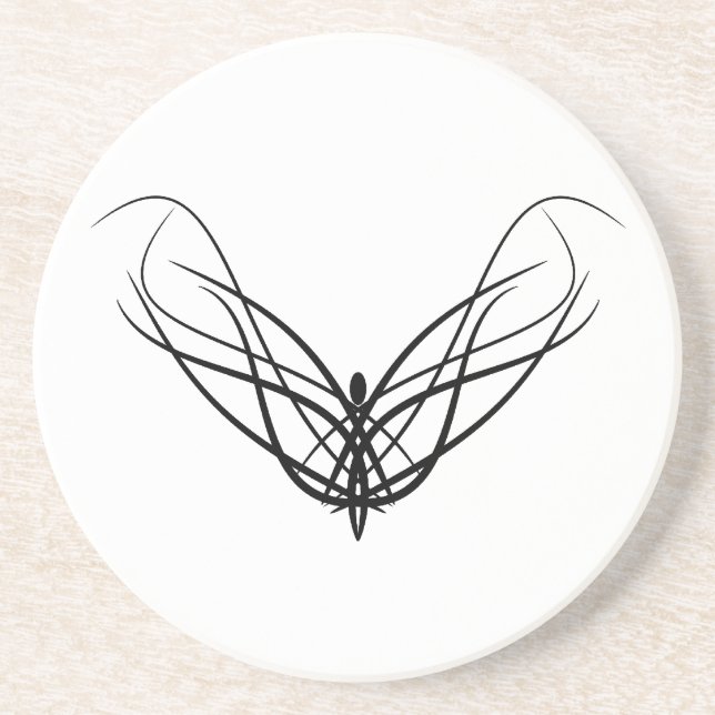 Dessous De Verre En Grès Tapisserie Tribale Coaster (Devant)