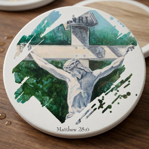 Dessous De Verre En Grès Tasseaux de verset biblique