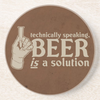 Dessous De Verre En Grès techniquement parlant, la bière est une solution