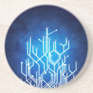 Dessous De Verre En Grès technologie-circuit-circuit-board