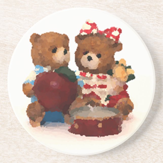 Dessous De Verre En Grès Teddy bear (Devant)