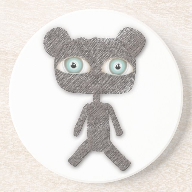 Dessous De Verre En Grès Teddy Bear Coaster (Devant)