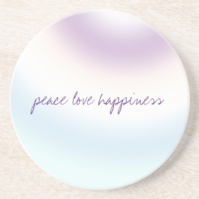 Dessous De Verre En Grès Teinture à carreaux bleu pourpre (Devant)