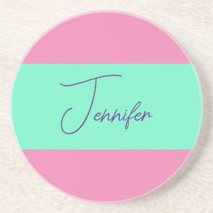 Dessous De Verre En Grès Tendance Minimaliste Moderne Plaine Simple Couleur