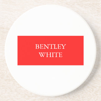 Dessous De Verre En Grès Tendance Rouge Blanc Style Simple Simple Plaque Vo