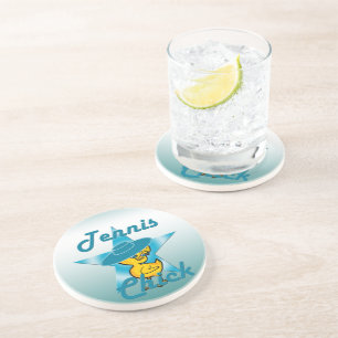 Dessous De Verre En Grès Tennis Chat #7