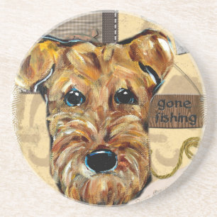 DESSOUS DE VERRE EN GRÈS TERRIER AIRDALÉ