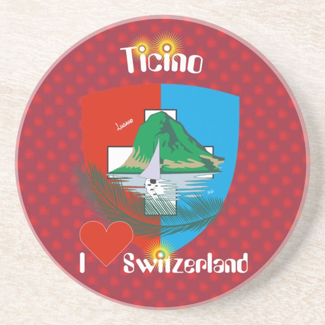 Dessous De Verre En Grès Tessin - Ticino - Suisse - Svizzera Bierteller (Devant)