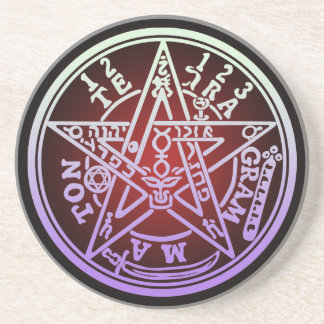 DESSOUS DE VERRE EN GRÈS TETRAGRAMMATON 03