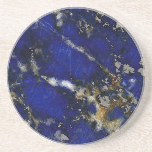 Dessous De Verre En Grès Texture en pierre : Lazulite de Lapis