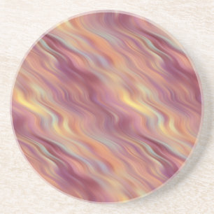 Dessous De Verre En Grès Texture vague de Plumeria exotique