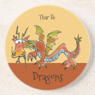 Dessous De Verre En Grès Thare Be Dragons
