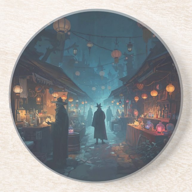 Dessous De Verre En Grès The Alchemist’s Lanterns (Devant)