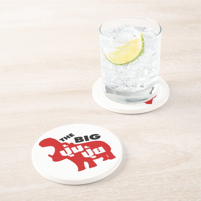 Dessous De Verre En Grès THE BIG PUM PUI ☆ Fat in Thai Language ☆ (Côté)